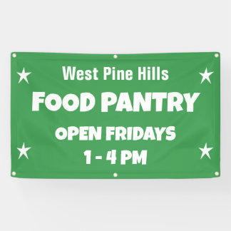 Custom Food Pantry Banner