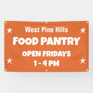 Custom Food Pantry Banner