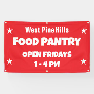 Custom Food Pantry Banner