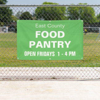 Custom Food Pantry Banner