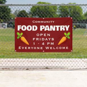 Custom Food Pantry Banner
