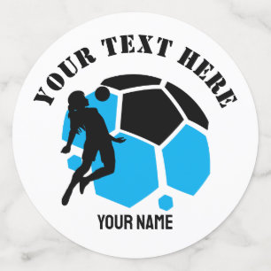 Custom Football Girl kid's Football Birthday Party Confetti