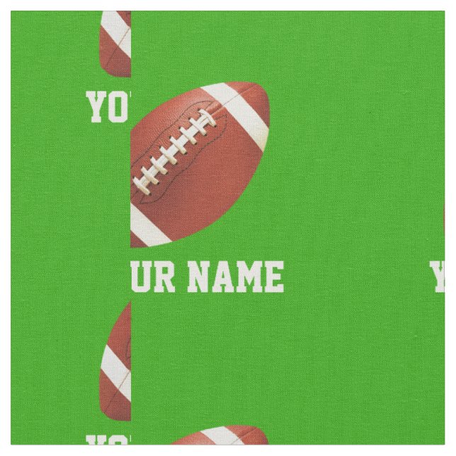 Custom Football Green Fabric (Close Up)