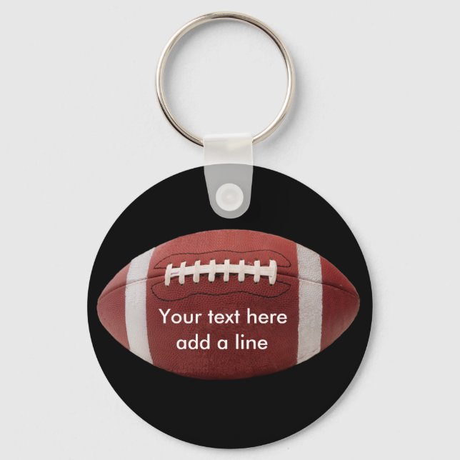 Custom Football Key Chain (Front)