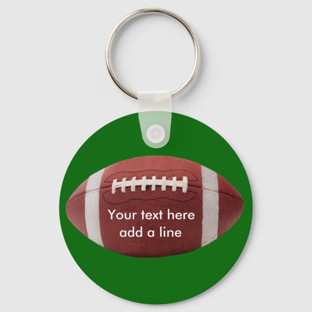 Custom Football Key Chain (Front)