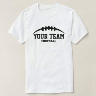Custom Football Laces Template T-Shirt