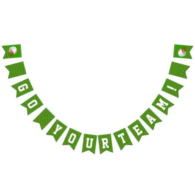 Custom Football Party Bunting Flags (All)