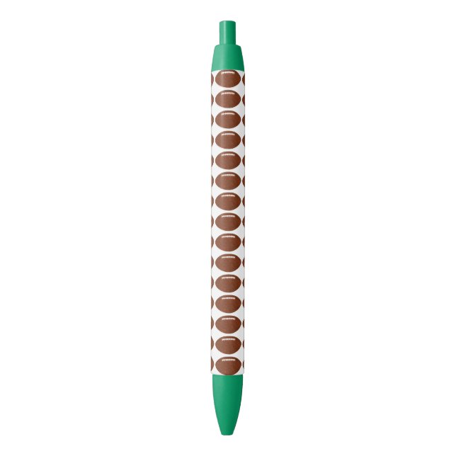 Custom football pattern pens (Front Vertical)