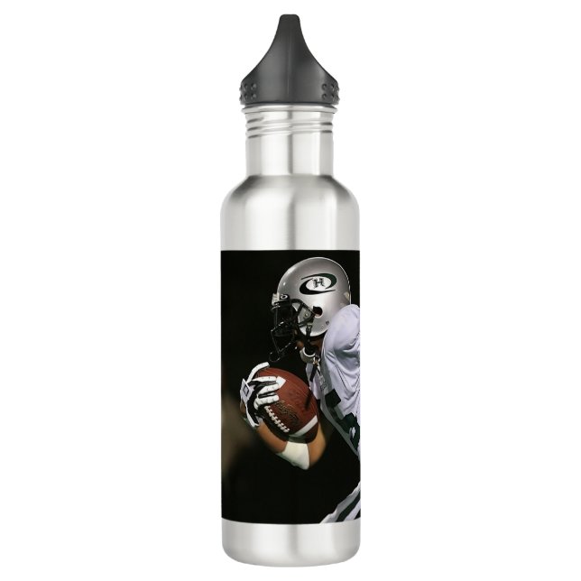 Custom Football Photo Sports  710 Ml Water Bottle (Left)