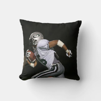 Custom Football Photo Sports Throw Pillow