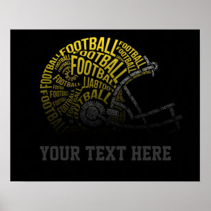 Custom Football Poster