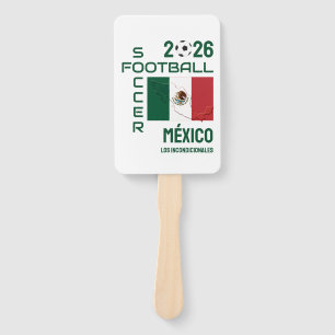 Custom Football Soccer MEXICO Hand Fan