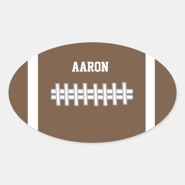 Custom Football Stickers  (Front)