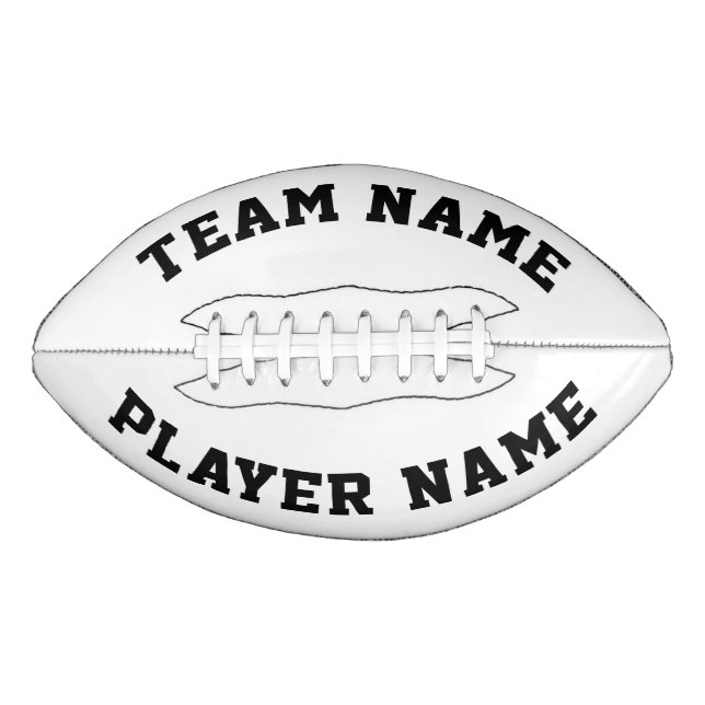 Custom Football Team and Player Name Personalized (Front)