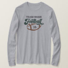 Custom Football Team Script Green White Mom
