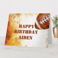 Custom Football Theme Birthday Party