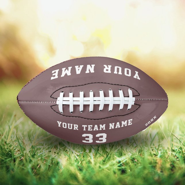 Custom Football with Name, Number and Team Name (Creator Uploaded)