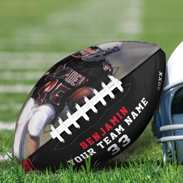 Custom Football with Name, Number, Team and Photo (Creator Uploaded)