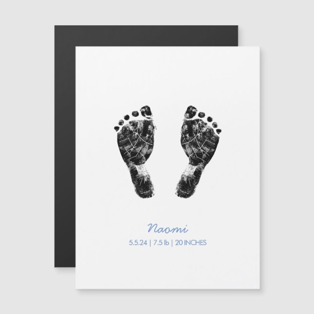 Custom Footprint  | Upload Your Baby Footprint To  (Front/Back)
