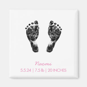 Custom Footprint    Upload Your Baby Footprint To  Magnet