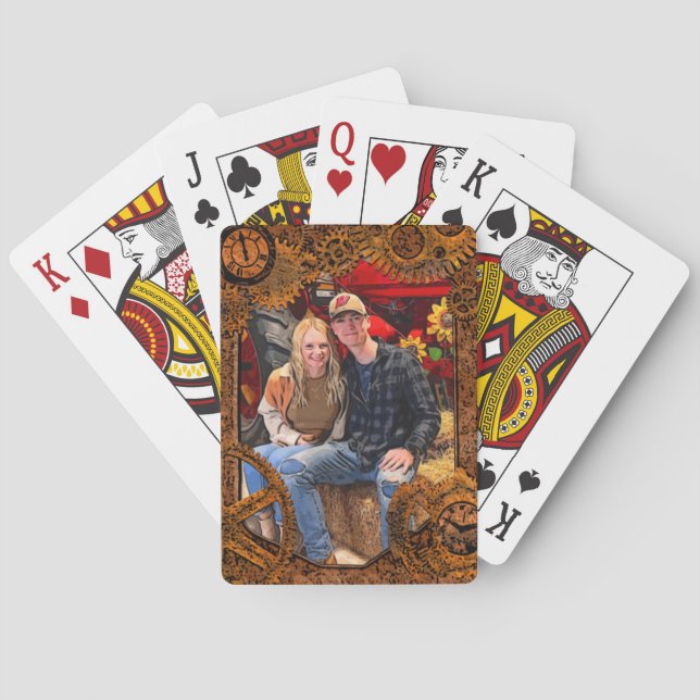 Custom for Glessna 2 - Bicycle Playing Cards (Back)