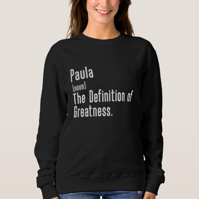Custom For Paula - Funny Shirt With The Name Paula (Front)