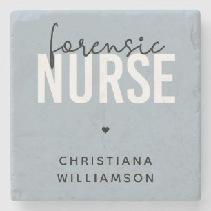 Custom Forensic Nurse   Forensic Nursing Gifts Stone Coaster