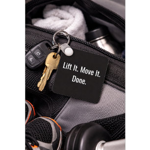 Custom Forklift Driver Keychain Gift