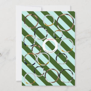 Custom Four-Photo 🎄 Festive Christmas Invitation