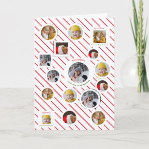 Custom Four-Photo 🎄 Holiday Christmas Invitation