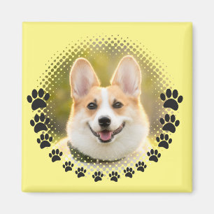 Custom Frame Dog Portrait Magnet