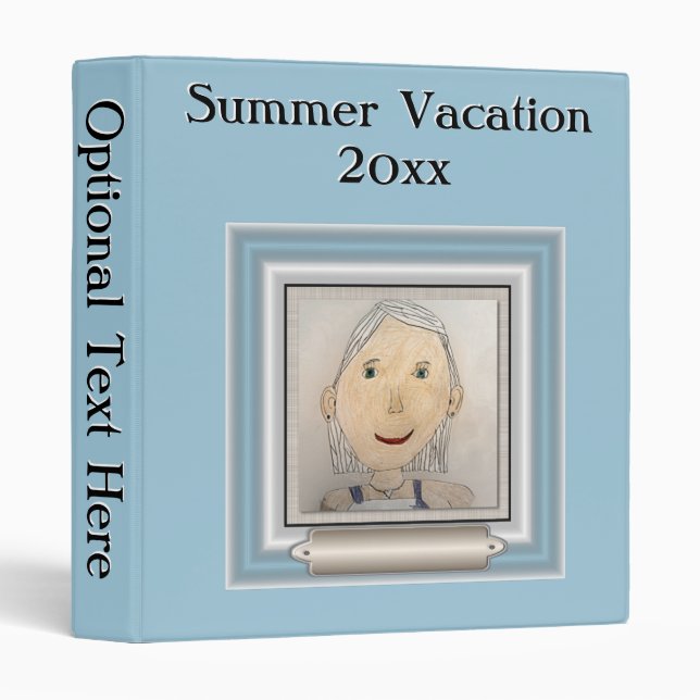 Custom Frame to Add Your Art Or Photo Binder (Front/Spine)