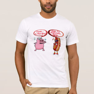 Custom "Frank Is That You?" Undercover Hot Dog T-Shirt