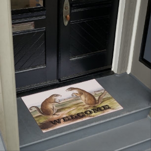 Custom Franklin's Marmot Squirrel Doormat