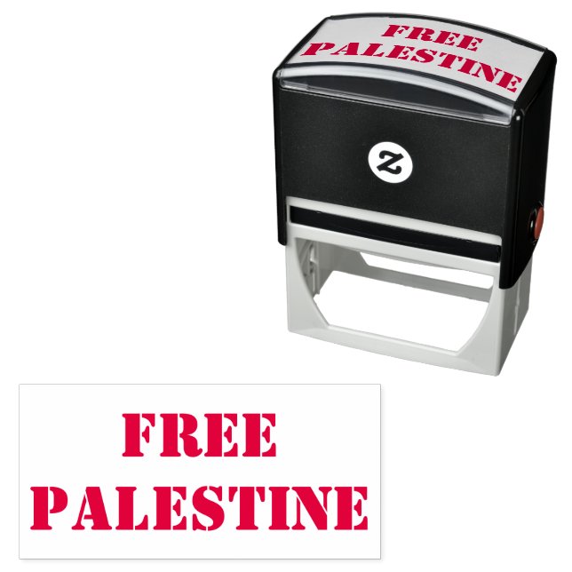 Custom Free Palestine Self-inking Stamp (In Situ)