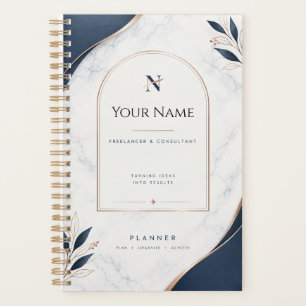 Custom Freelancer & Consultant Planner Chic Navy