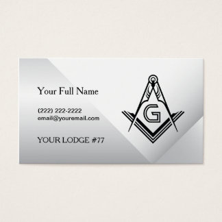 Masonic Business Cards and Business Card Templates ...