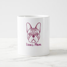 Custom French Bulldog Mom Coffee Mug - Personalize