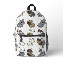 custom frenchie backpack