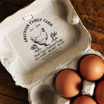 Custom Fresh Eggs Family Farm Rubber Stamp<br><div class="desc">This design was made with your business in mind. It can be used with various packaging styles and wrappers. It catches the eye and conveys a clear brand and message. Customize this design with your details and use it for all your needs. The cover photo has been designed using resources...</div>