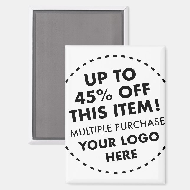 Custom Fridge Magnet - 45% OFF Bulk Buy Discount (Front/Back)