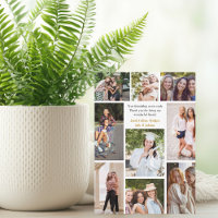 Custom Friends Collage Friendship Quote Card