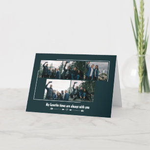 Custom Friends Photo Collage Folded Card