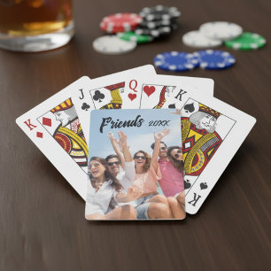 Custom Friend's Photo  Playing Cards