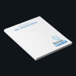 Custom From Desk of Science Teacher Notepad<br><div class="desc">Custom From Desk of Science Teacher Notepad easy to personalize from the desk of teacher's name or other message.</div>