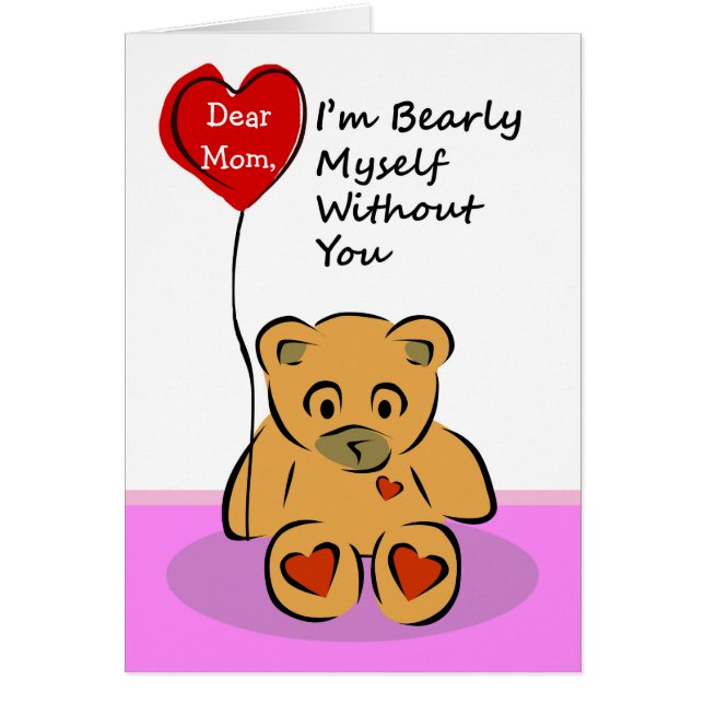 Custom Front, Missing My Mom, Bearly Myself (Front)