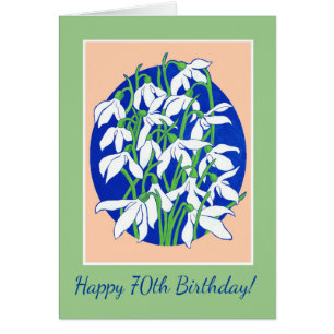 Custom Front Snowdrops Age-Specific Birthday