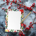 CUSTOM Fruit Veggie Watercolor Border Grocery List Notepad<br><div class="desc">Make your shopping lists in style with this customizable grocery shopping,  meal planning or to-do list notepad. Customize or add text to suit your needs. Keep or delete the lines too. Check my shop for more sizes and styles!</div>