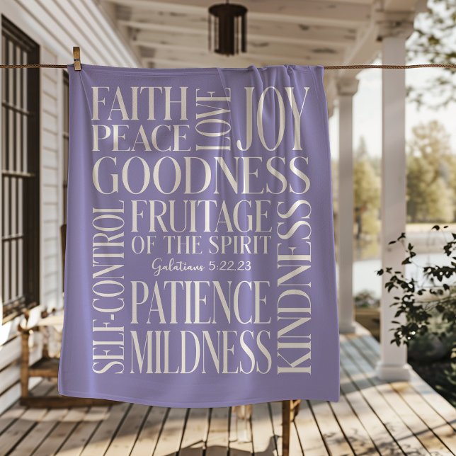 Custom Fruitage of the Spirit Sherpa Blanket (Creator Uploaded)