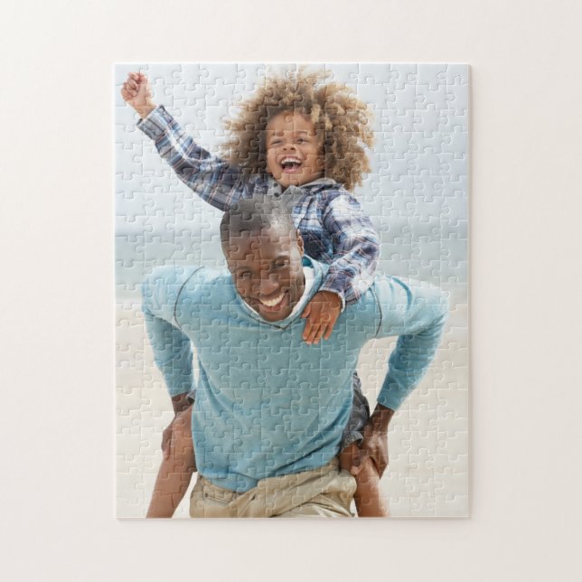 Custom Full Photo Family Memory Jigsaw Puzzle (Vertical)